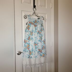 Lily Rose Floral Sleeveless Dress Size S